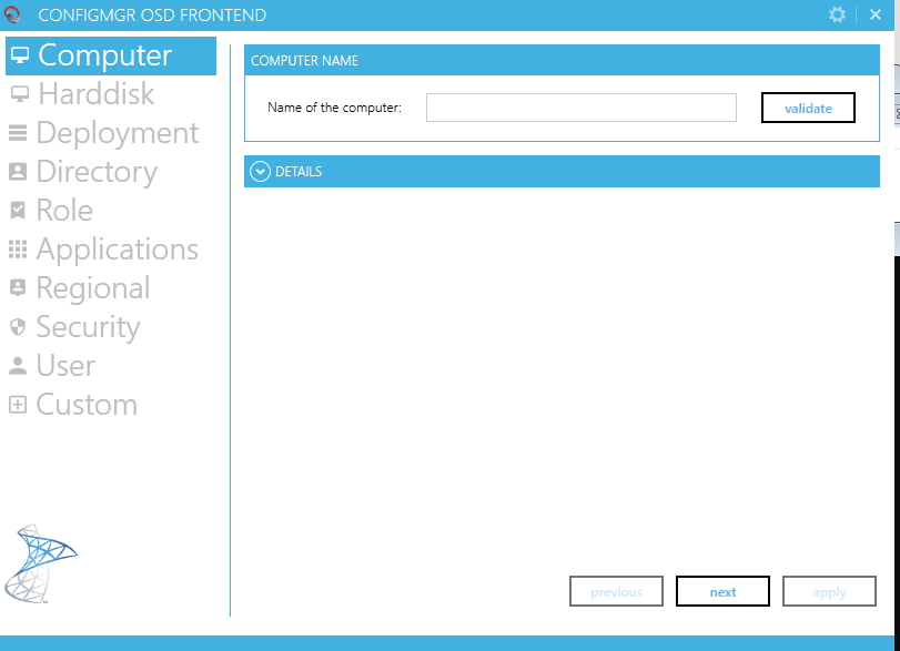 Image showing OSD FrontEnd during pentest